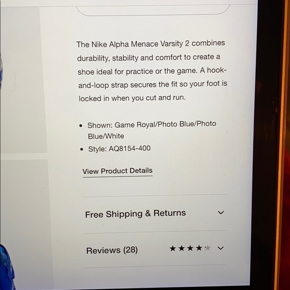 🆕Nike Alpha Menace Varsity 2, football cleats - Picture 16 of 16